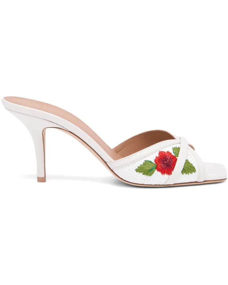 Malone Souliers Perla Sandalen 70mm - Weiß Weiß