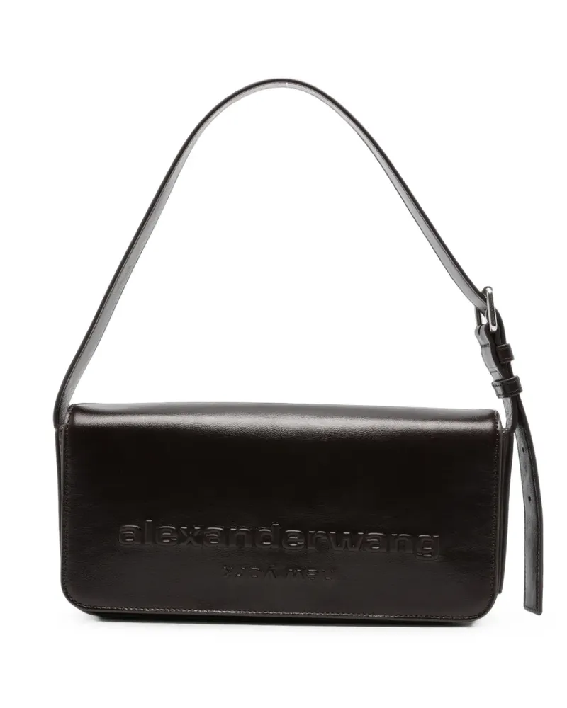 Alexander Wang Punch Flap leather shoulder bag - Braun Braun