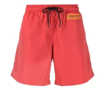 Badeshorts mit Kordelzug - Rot