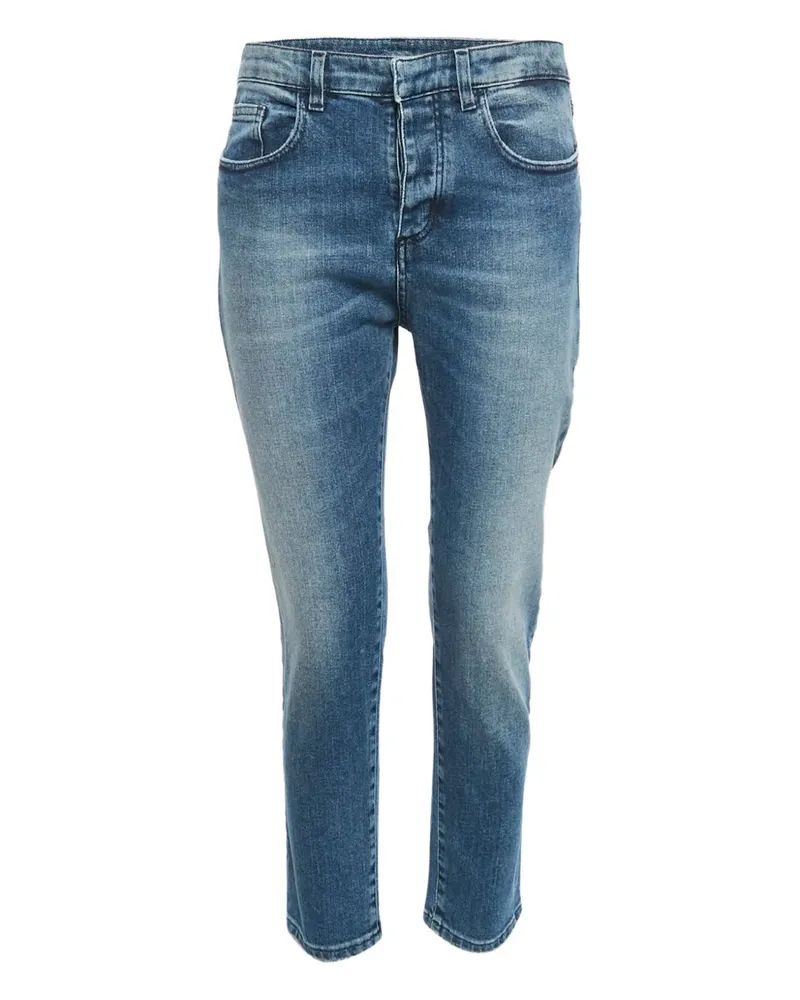 N° 21 Jeans mit Tragefalten - Blau Blau