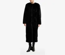 Gracelyn Mantel mit Knöpfen - Schwarz