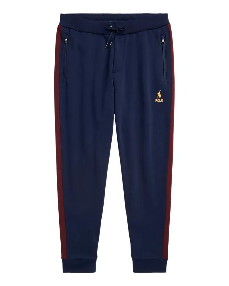 Ralph Lauren stripe-detail track pants - Blau Blau