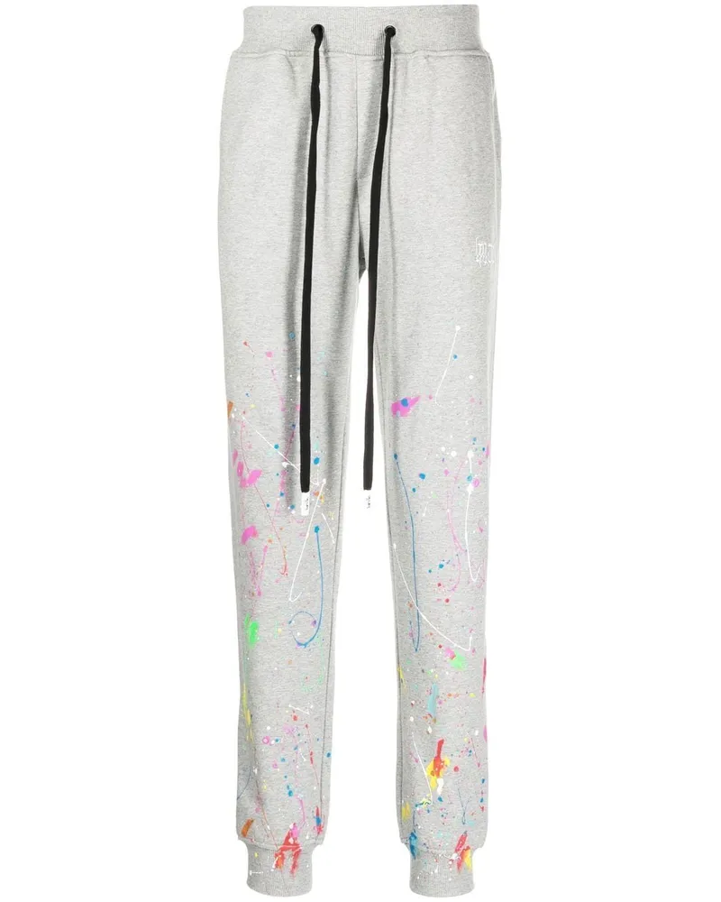 Haculla Jogginghose mit Farbklecks-Print - Grau Grau