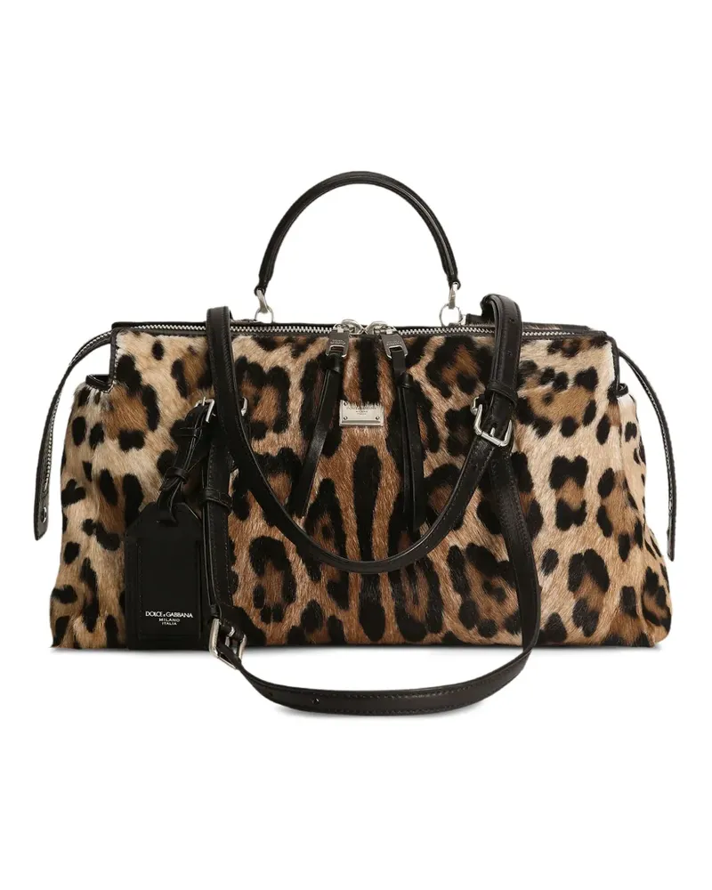 Dolce & Gabbana Vittoria Schultertasche - Braun Braun