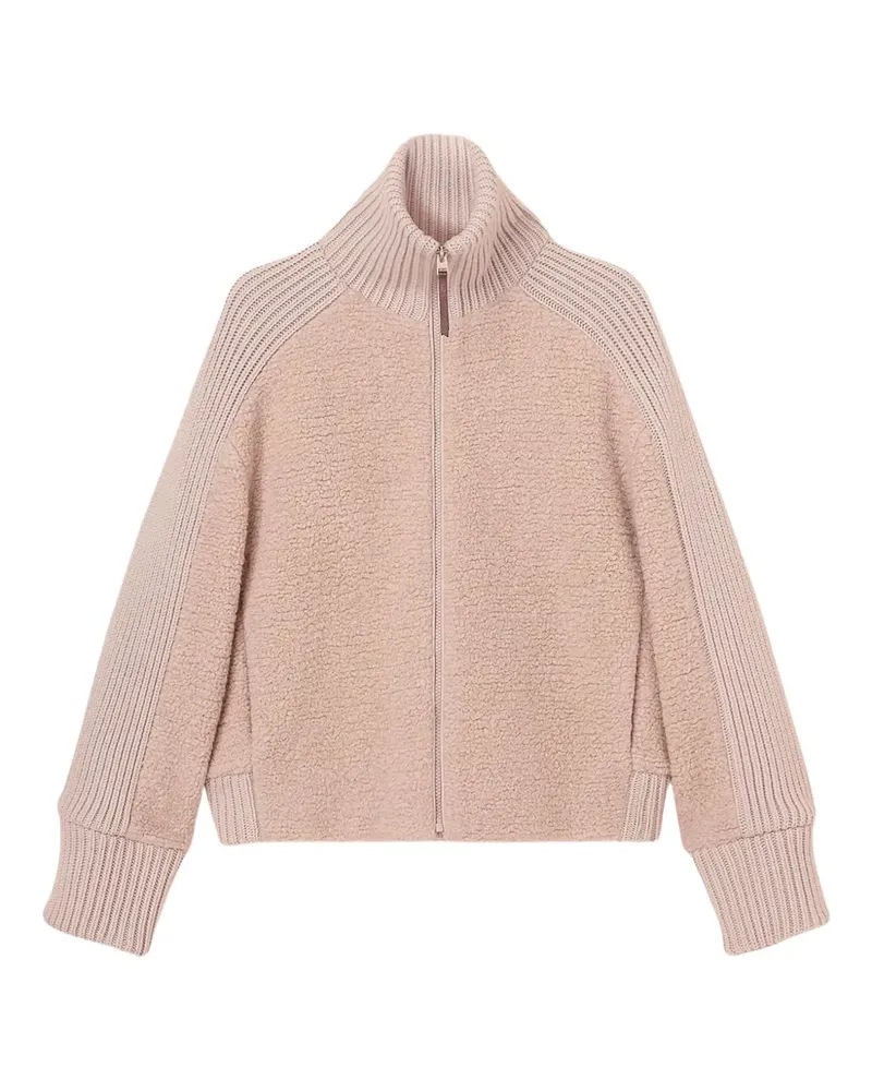 Fedeli Jacke mit gerippten Einsätzen - Rosa Rosa