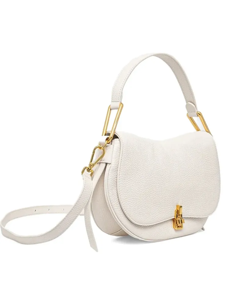 Coccinelle Mittelgroßer Magie Tote Bag mit Metallic-Henkel - Weiß Weiß