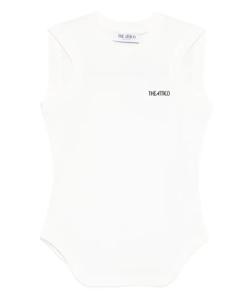 ATTICO Reese cut out tank top - Weiß Weiß