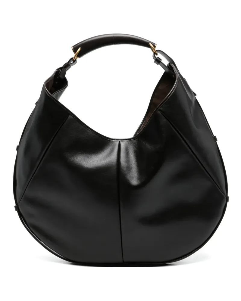 Saint Laurent Große Mombasa Schultertasche - Schwarz Schwarz