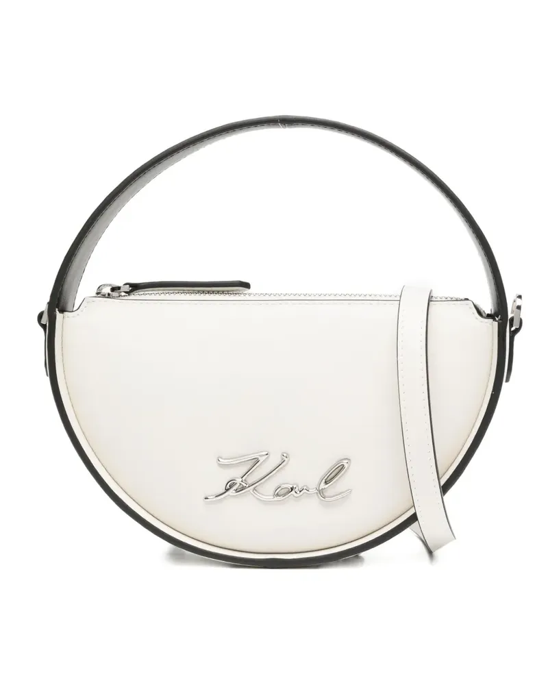 Karl Lagerfeld K/Signature Schultertasche - Weiß Weiß