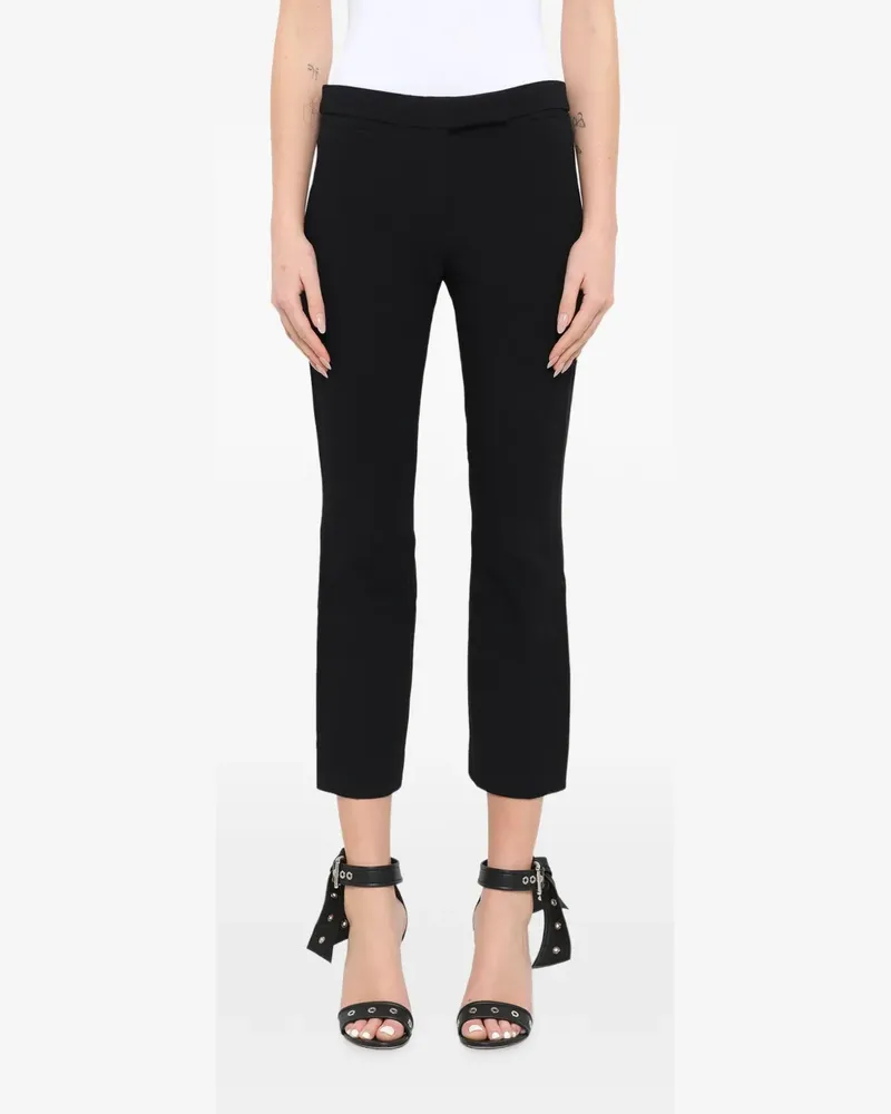Alexander McQueen Hose mit gekürztem Schnitt - Schwarz Schwarz