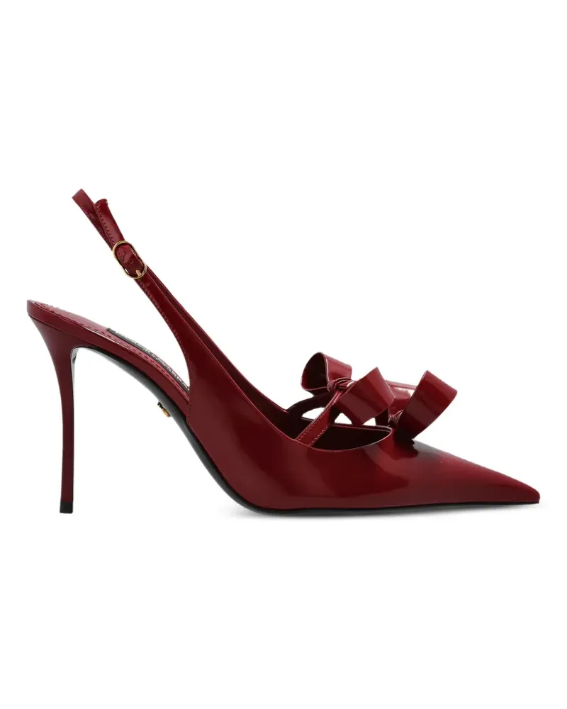 Dolce & Gabbana Slingback-Pumps mit Schleife - Rot Rot