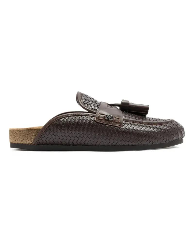 Sam Edelman Astrid Weave flat mules - Braun Braun
