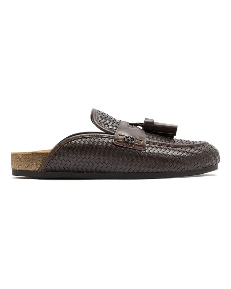 Sam Edelman Flache Astrid Weave Mules - Braun Braun
