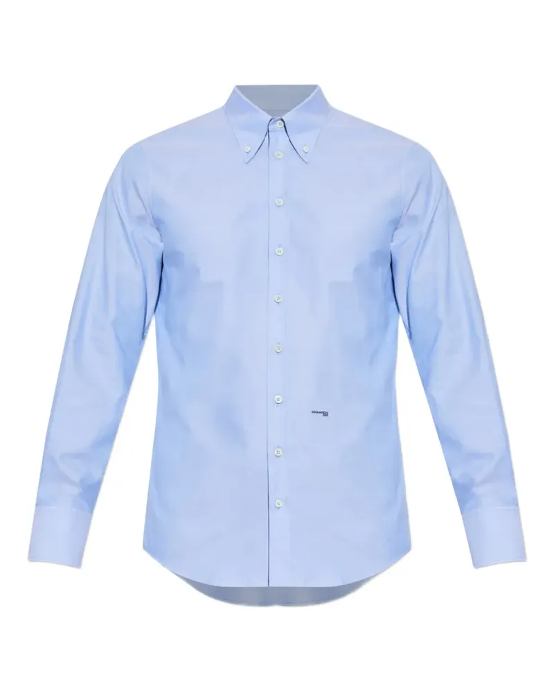 Dsquared2 70's B. Down button-down long-sleeve shirt - Blau Blau