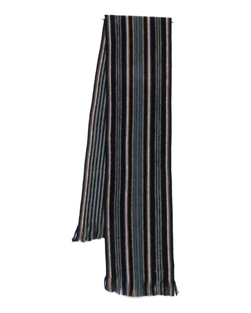 Paul Smith merino wool scarf - Schwarz Schwarz