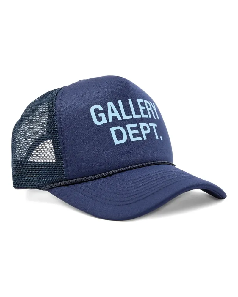 GALLERY DEPT. logo-print trucker cap - Blau Blau