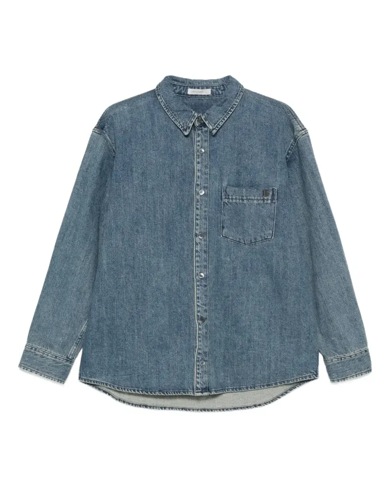 LOW CLASSIC Ausgeblichenes Jeanshemd - Blau Blau