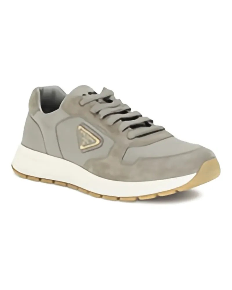 Prada Prax 01 Schnürschuhe aus Wildleder - Grau Grau