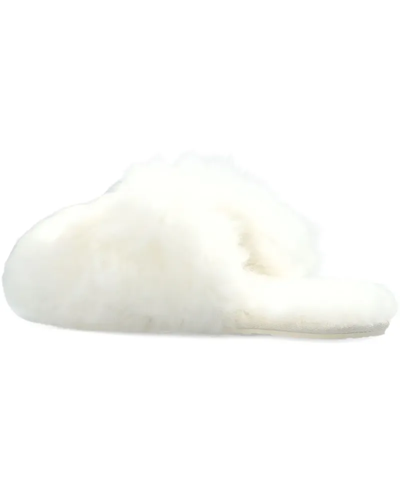 UGG fur-lined slippers - Weiß Weiß