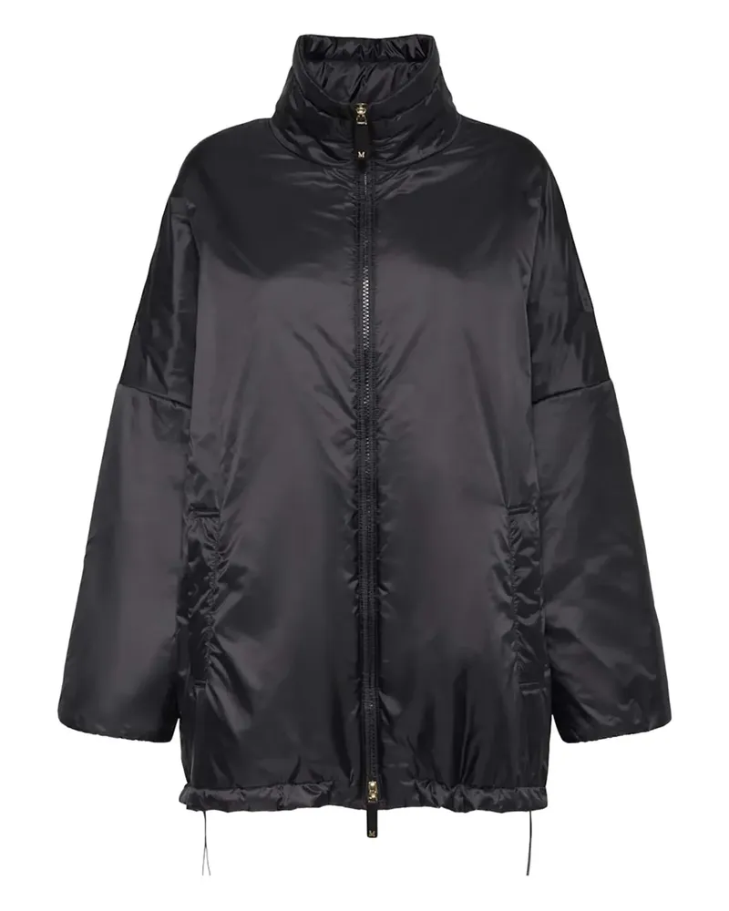 Max Mara Paris Jacke mit Reißverschluss - Schwarz Schwarz