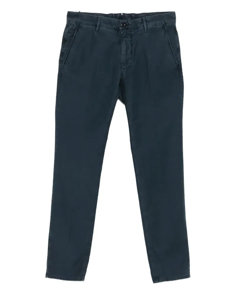 Incotex Hose mit aufgesetzten Taschen - Blau Blau