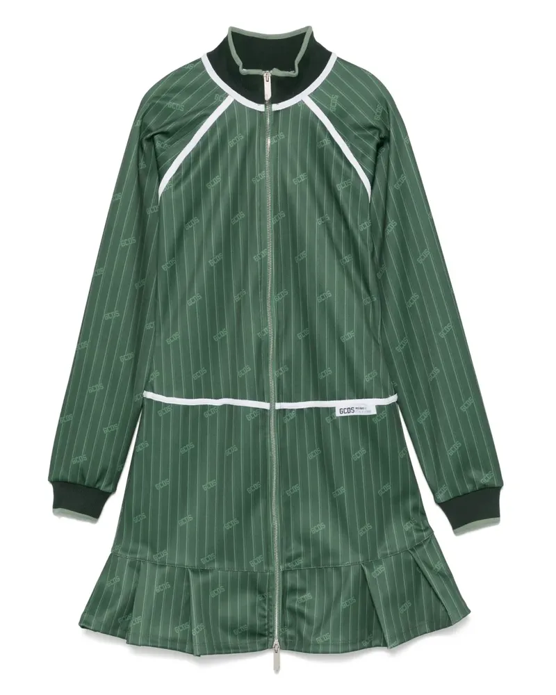 GCDS Minikleid mit Nadelstreifen - Grün Grün