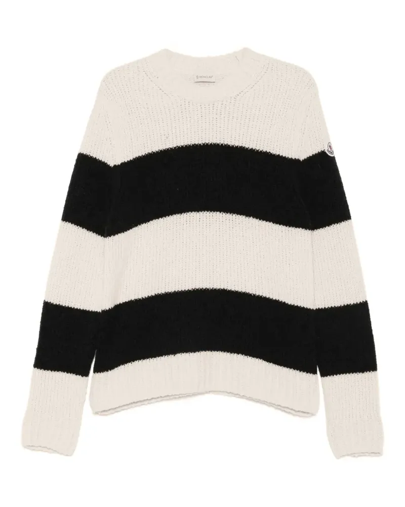 Moncler Gestreifter Pullover - Nude Nude