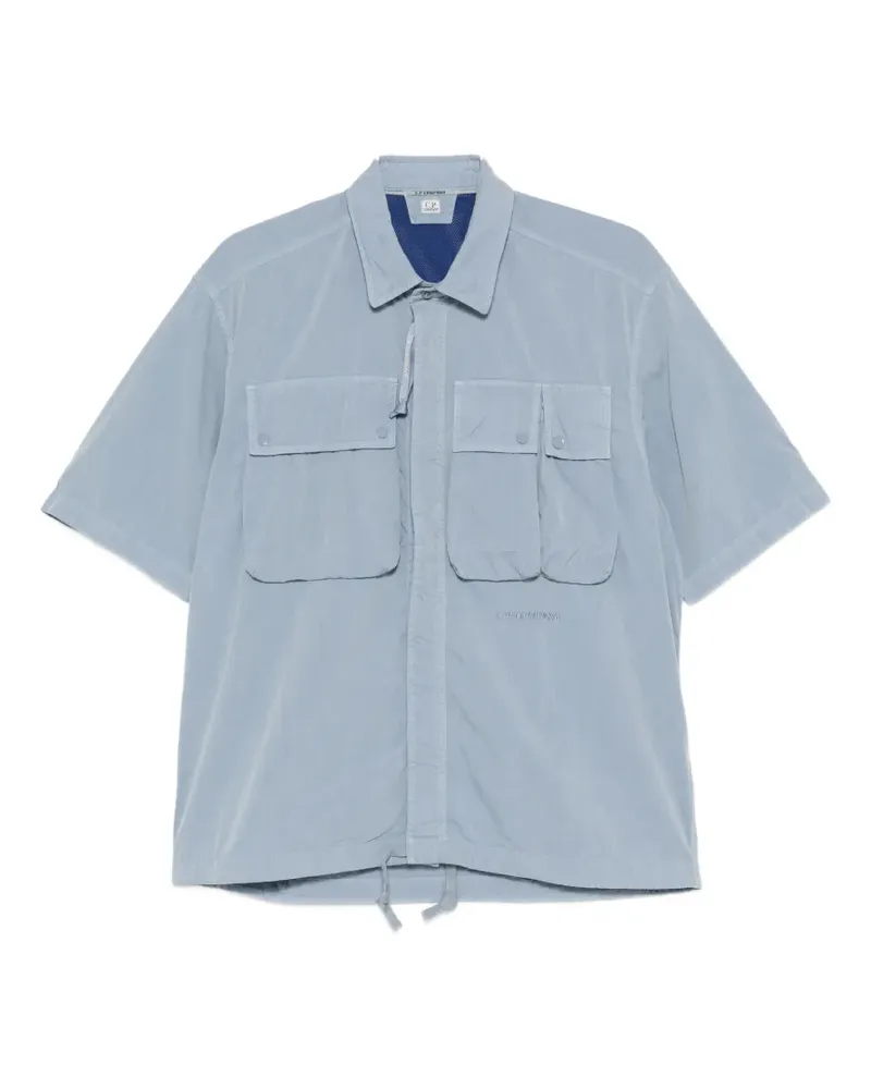 C.P. Company multi-pocket short-sleeve shirt - Blau Blau