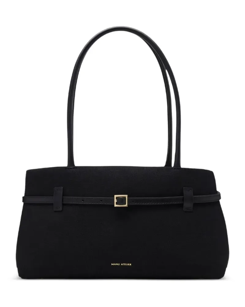 Manu Atelier Le Cambon buckle-detail shoulder bag - Schwarz Schwarz