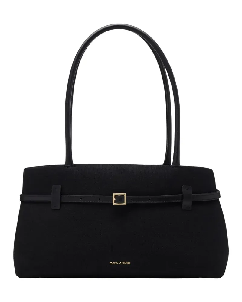 Manu Atelier Le Cambon buckle-detail shoulder bag - Schwarz Schwarz