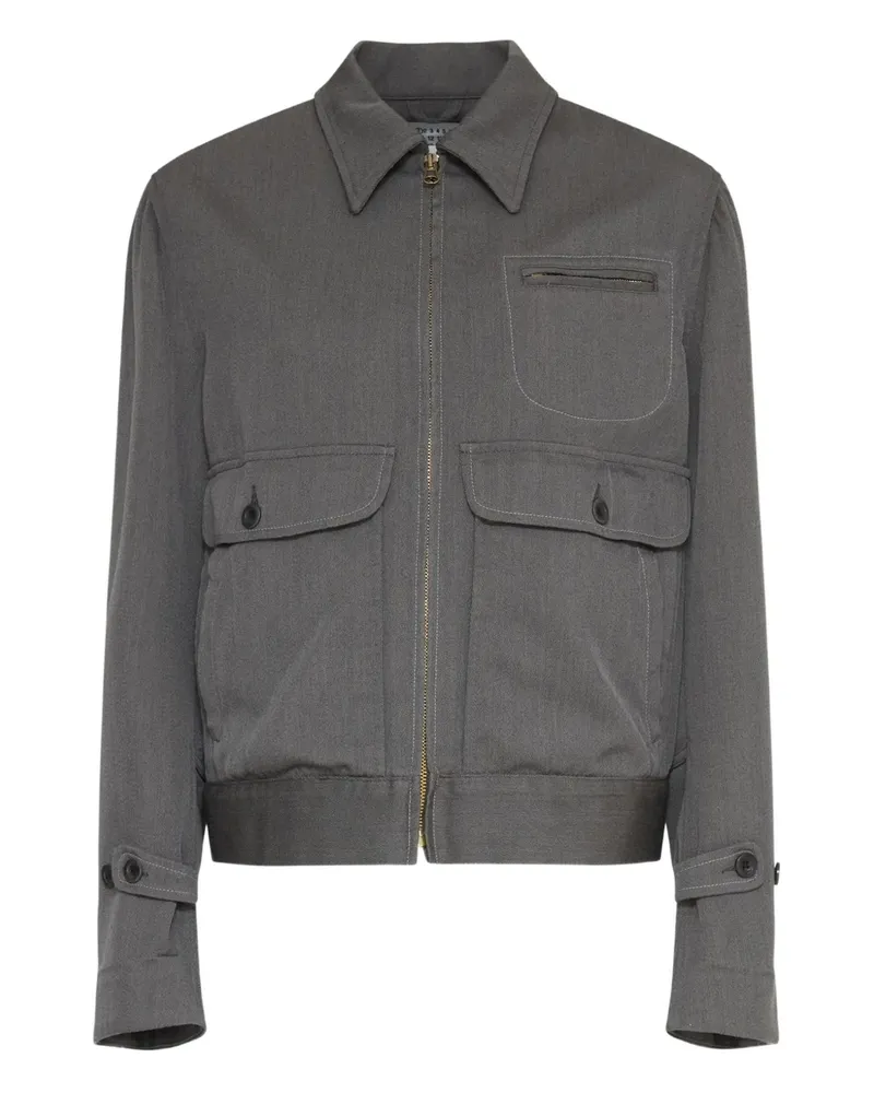 Maison Margiela Jacke mit Reißverschluss - Grau Grau