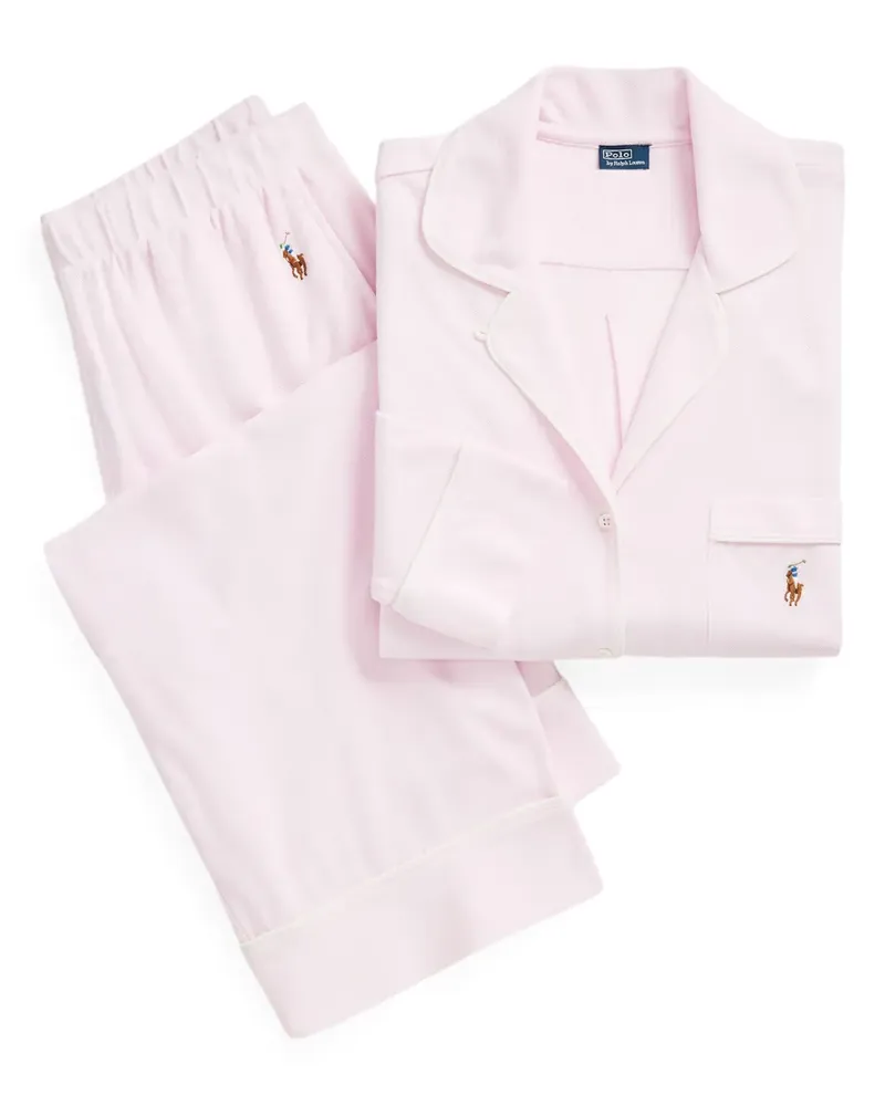 Ralph Lauren Pyjama aus Baumwollgemisch - Rosa Rosa