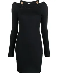 Just Cavalli Geripptes Minikleid Schwarz