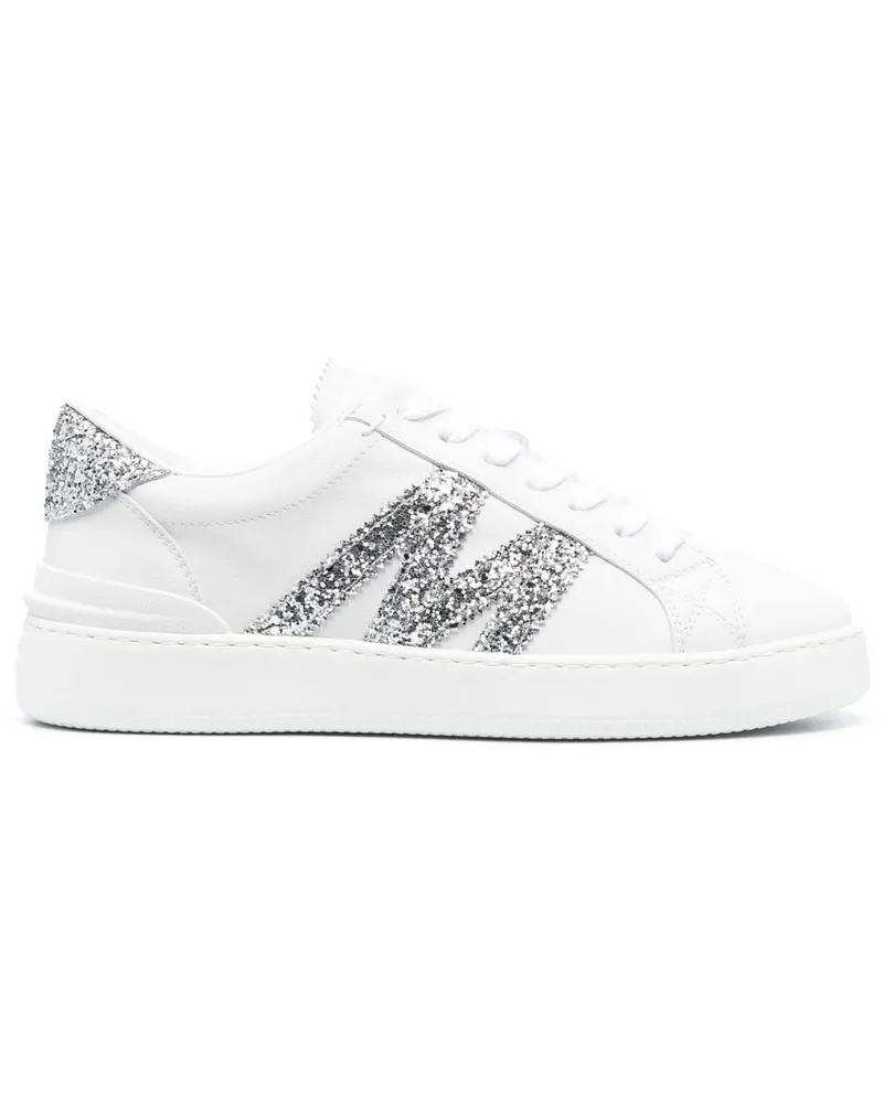 Moncler Sneakers im Glitter-Look - Weiß Weiß