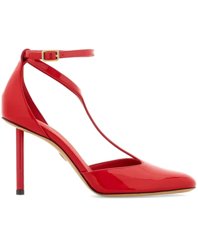 Ferragamo Pumps mit T-Riemchen - Rot Rot