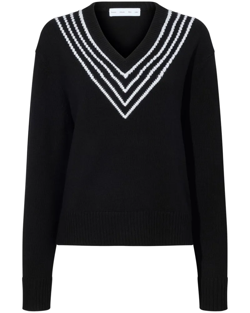 Proenza Schouler Gianna Pullover - Schwarz Schwarz