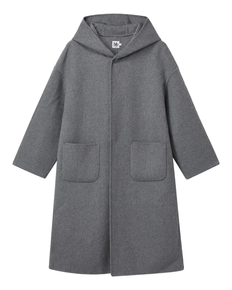 b+ab Kapuzenjacke mit Taschen - Grau Grau