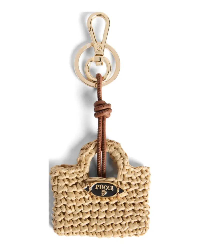 Emilio Pucci mini bag charm - Nude Nude
