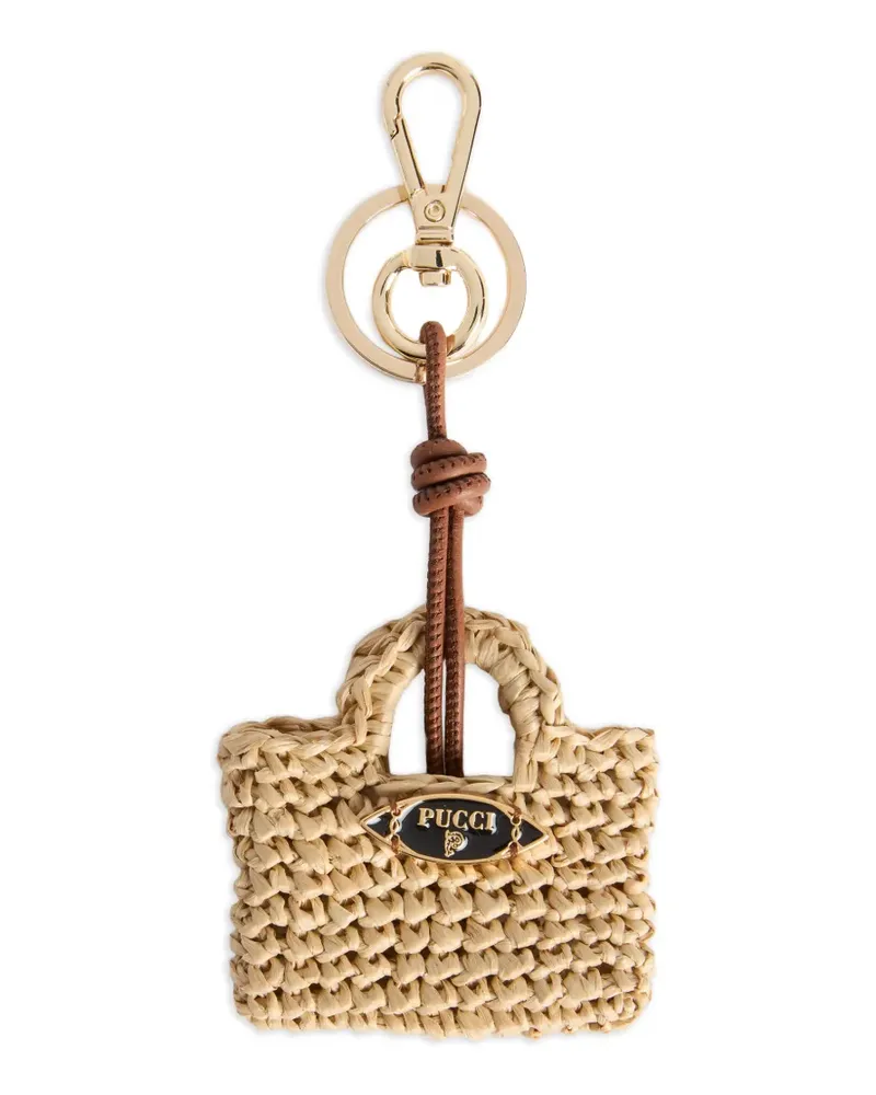 Emilio Pucci Mini Taschenanhänger - Nude Nude