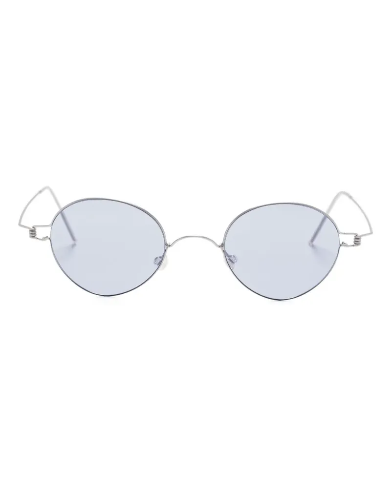 Lindberg 8224 Sonnenbrille aus Titan mit ovalem Gestell - Grau Grau