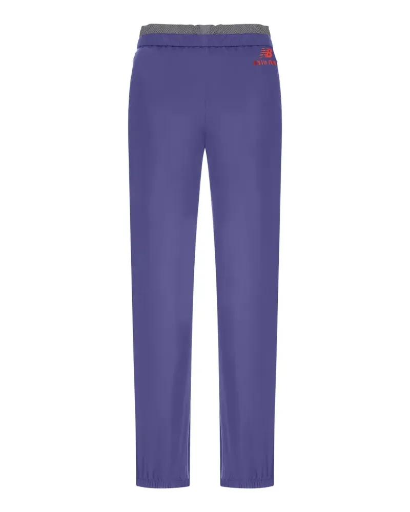 Miu Miu technical poplin track pants - Blau Blau
