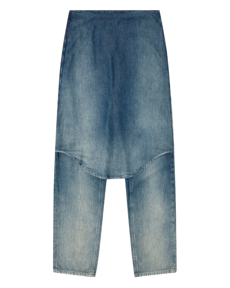 Diesel D-Arky Jeans im Layering-Look - Blau Blau