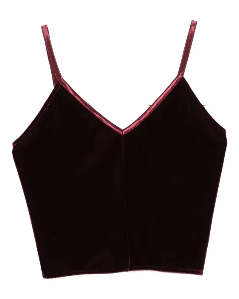 forte_forte Tanktop mit V-Ausschnitt - Rot Rot