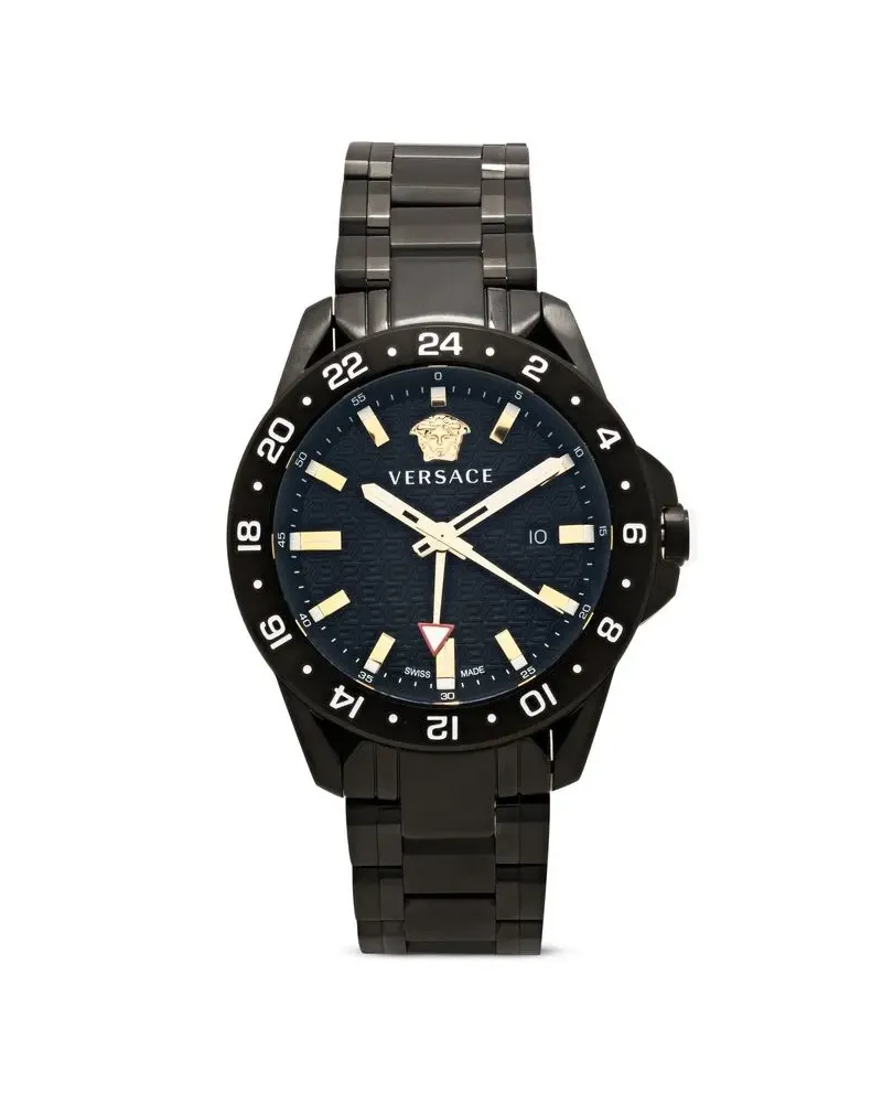 Versace Sport Tech GMT 45mm - Schwarz Schwarz