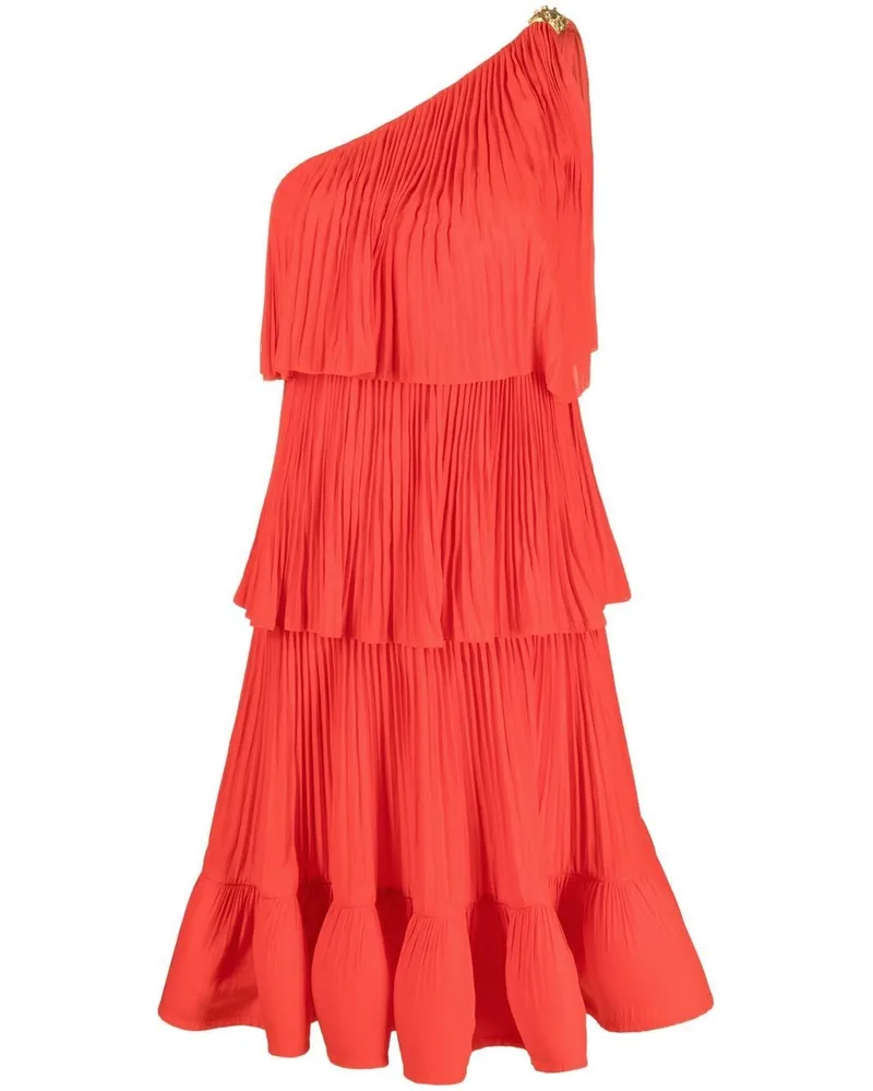 Lanvin Klassisches One-Shoulder-Kleid Rot