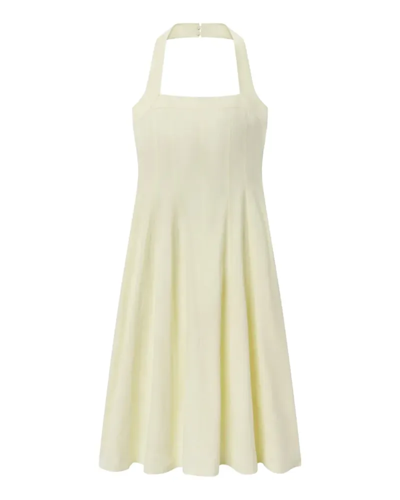 A.L.C. Elinor halterneck midi dress - Nude Nude