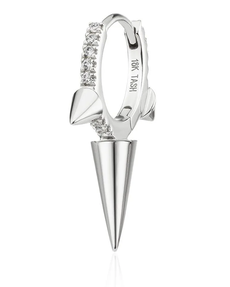 Maria Tash 18kt Weißgoldohrring mit Diamanten Gold