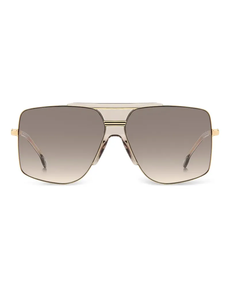 Victoria Beckham Getönte Pilotenbrille - Gold Gold