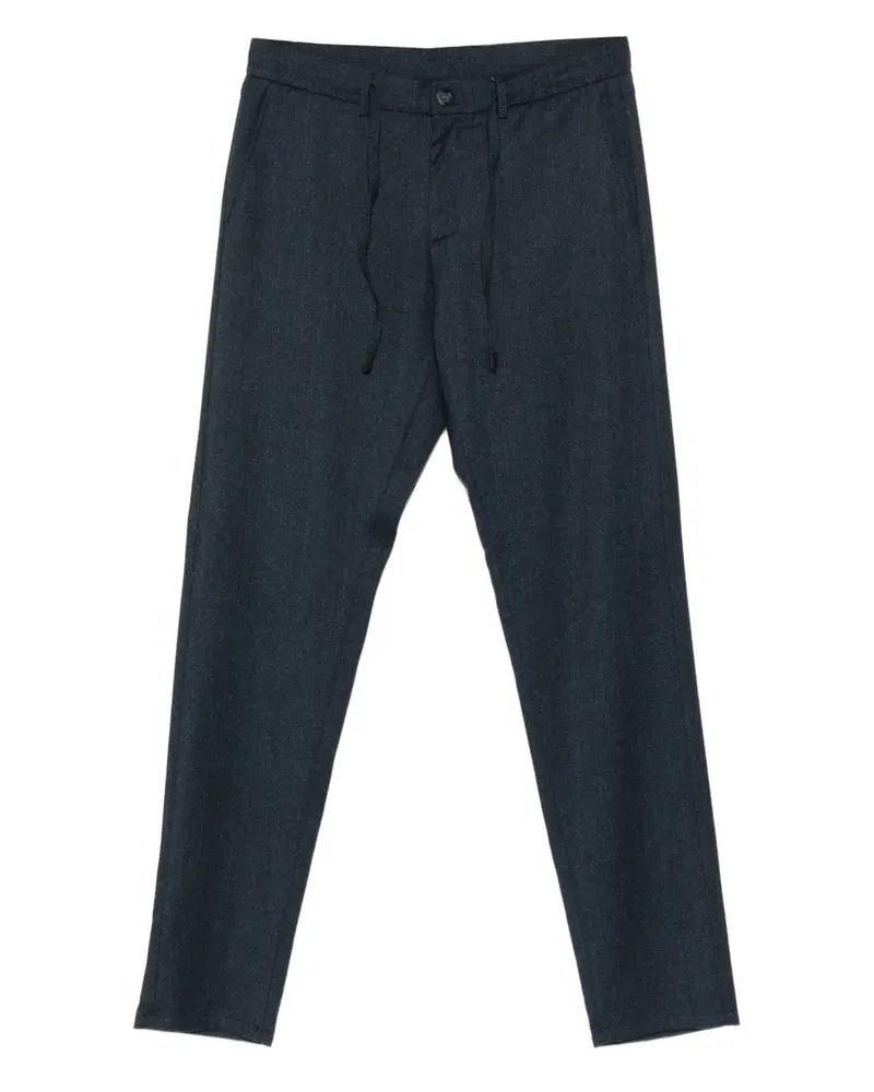 Canali Hose mit Kordelzug - Blau Blau