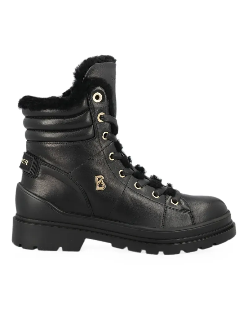 Bogner St.Moritz Bikerstiefel mit Schnürung - Schwarz Schwarz